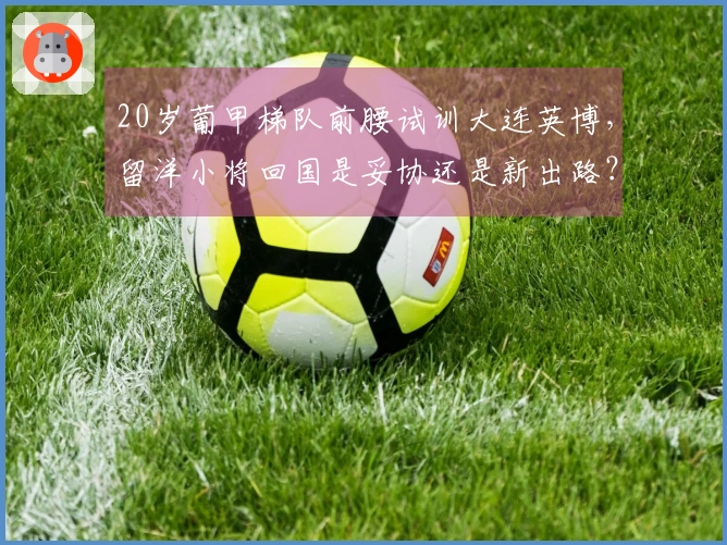 20岁葡甲梯队前腰试训大连英博，留洋小将回国是妥协还是新出路？
